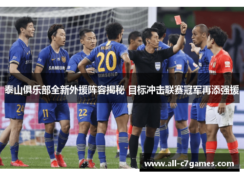 泰山俱乐部全新外援阵容揭秘 目标冲击联赛冠军再添强援