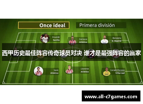 西甲历史最佳阵容传奇球员对决 谁才是最强阵容的赢家